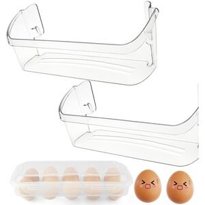 242126602 Frigidaire Door Shelf Replacement (2 Pack)With Additional Egg Tray